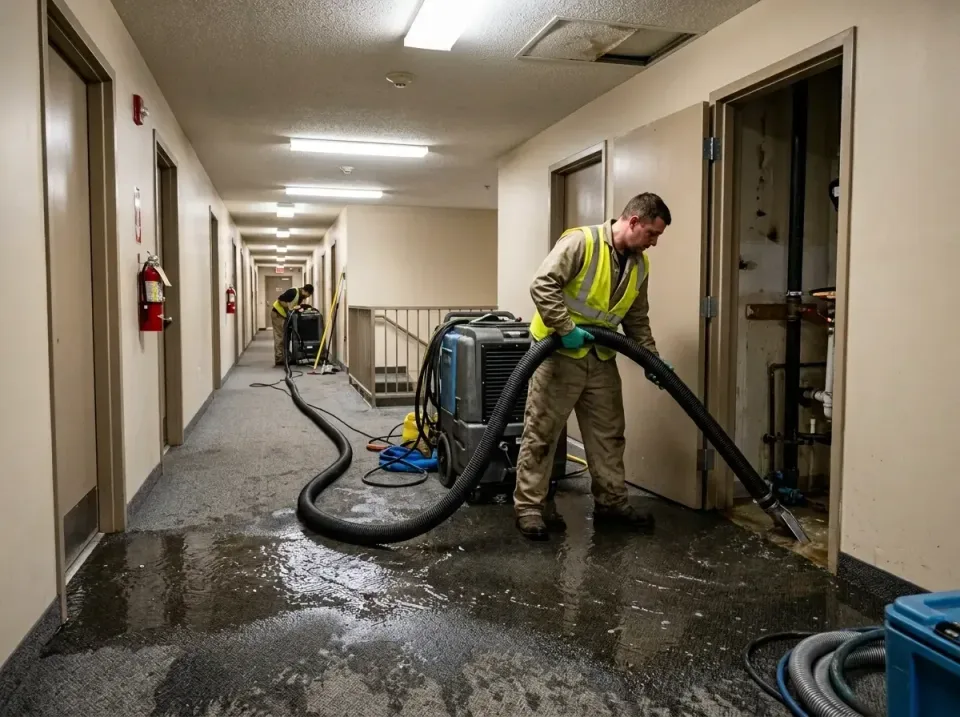 multi-unit-apartment-hallway-f-005 — frequently asked questions, Emergency Burst Pipe Water Extraction & Removal in Honeygo,…